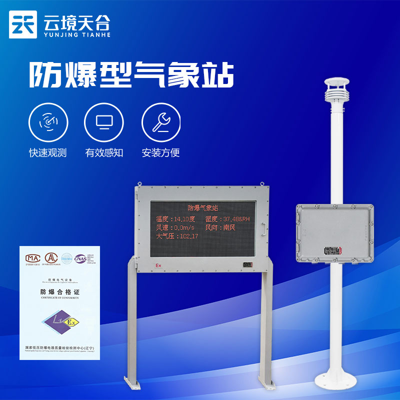 防爆型氣象站是什么-煤礦氣象監測設備百科　